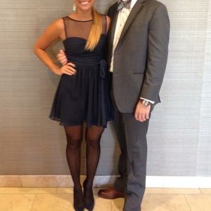 BCBG Navy Blue Cocktail Dress